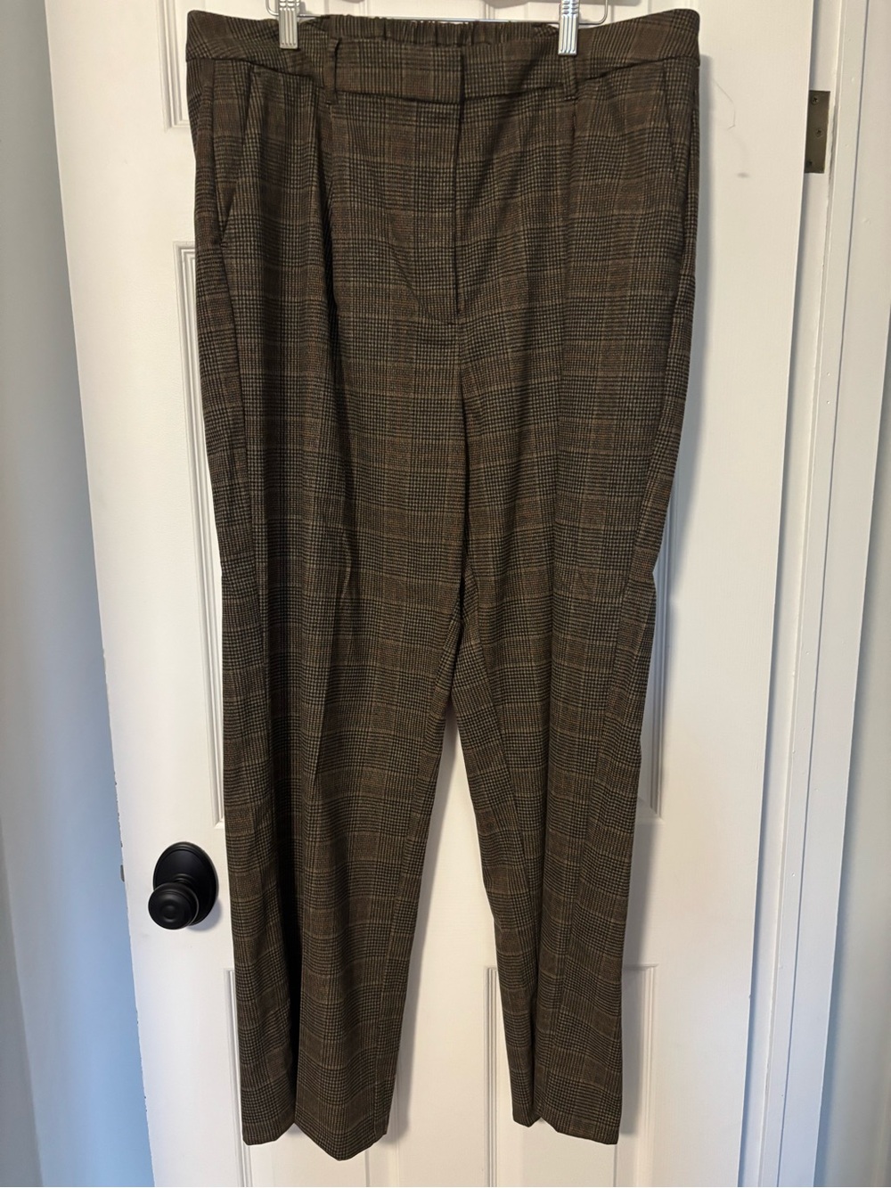 Old Navy Brown Glen Plaid Trousers